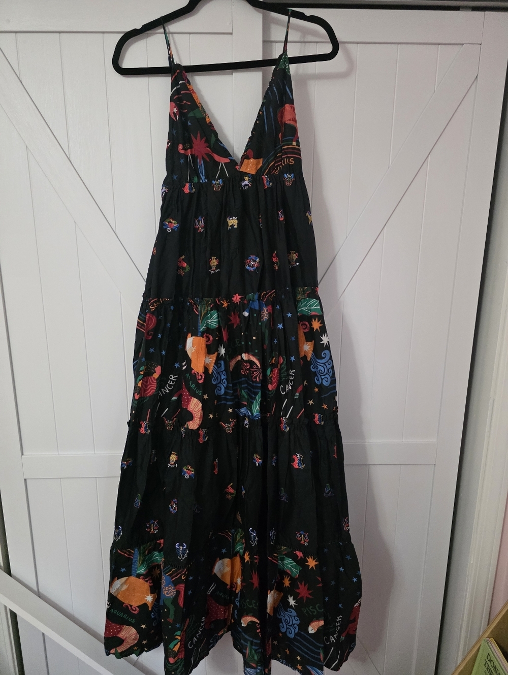 Farm Rio Zodiac Embroidered Maxidress - Picture 7 of 9